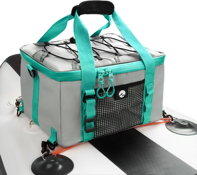 MoiShow Paddle Board Cooler, Paddleboard Cooler Deck Bag with Detachable Bottle Opener, Paddle Board Accessories, Sup Cooler Bag for Beach, Camping, Kayaking, Travel - Image 1